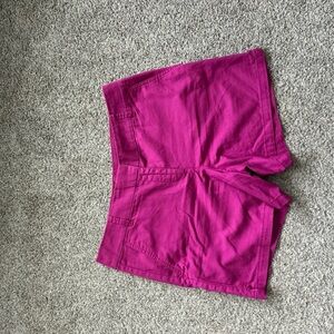 LOFT High Waist Pink Shorts Vibrant and Comfortable